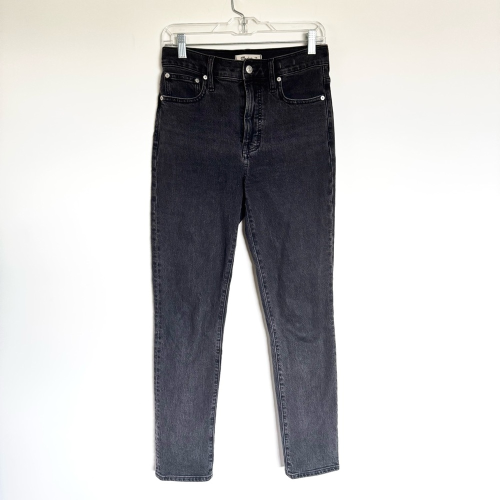 Madewell The Perfect Vintage Charcoal Straight Leg Jeans Size 25T